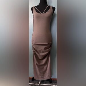 Michael stars grey bodycon casual dress